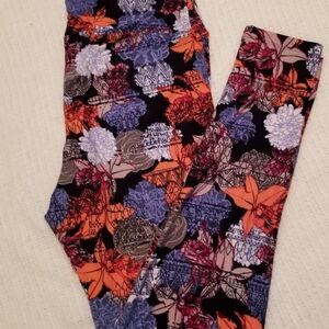 Lularoe Floral Patterned Leggings